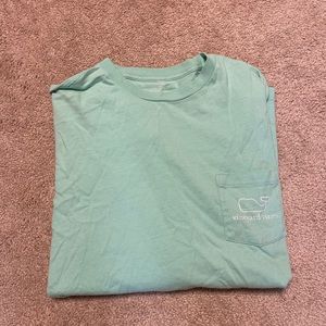Teal vineyard vine long sleeve